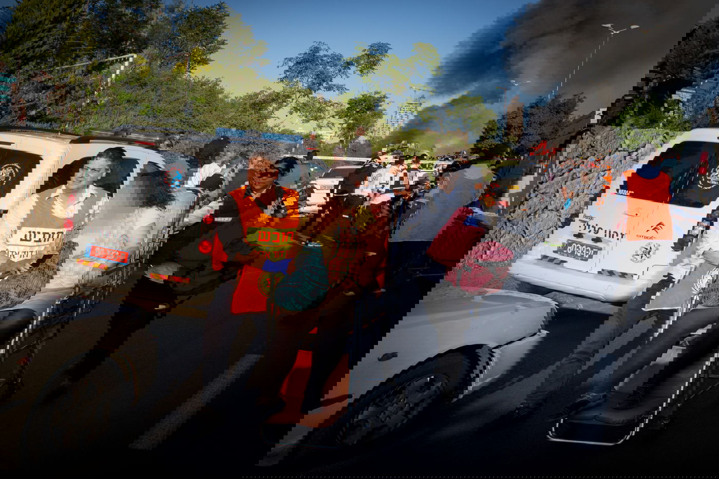 דם, אש ועשן: תיעוד מזירת הפיגוע בירושלים