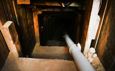 צפו: כך נראית מנהרת הטרור שנחשפה בגבול עזה