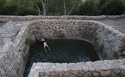 מתקררים במעיין. אילוסטרציה