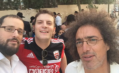 דרור פויר (מימין) עם ישראל כהן