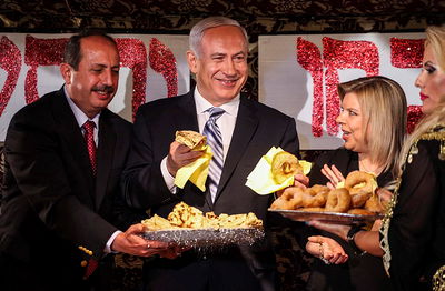 ביבי ושרה חוגגים מימונה