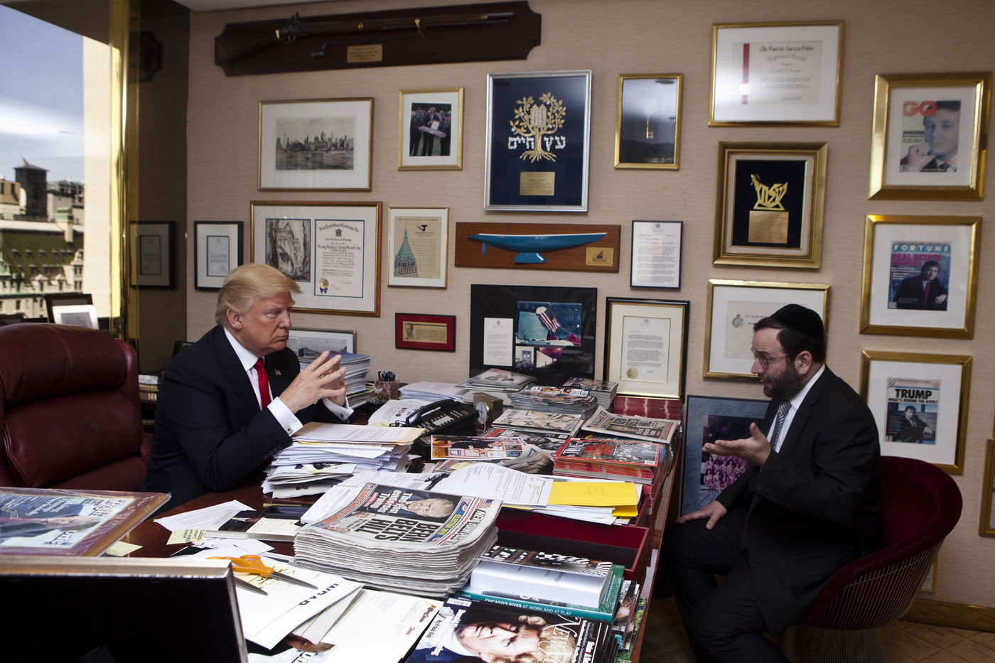 טראמפ בעת הראיון