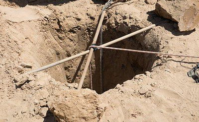 המנהרה שנחשפה הבוקר