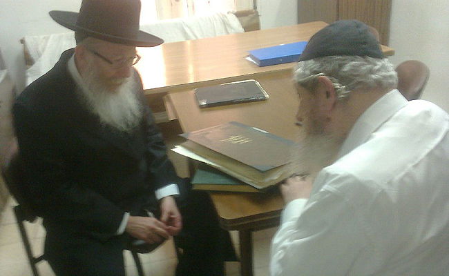 ליצמן אצל הגר"ד לנדו