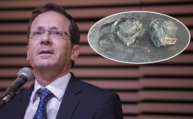 הרצוג והתפילין שהוצתו