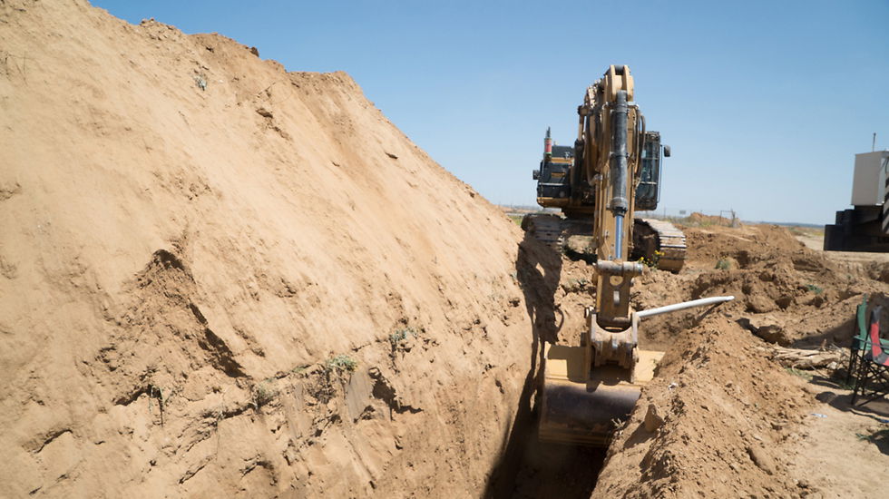 העבודות לאיתור מנהרות