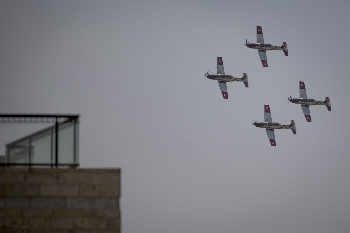 בשמי ירושלים: צפו באימון של חיל האוויר