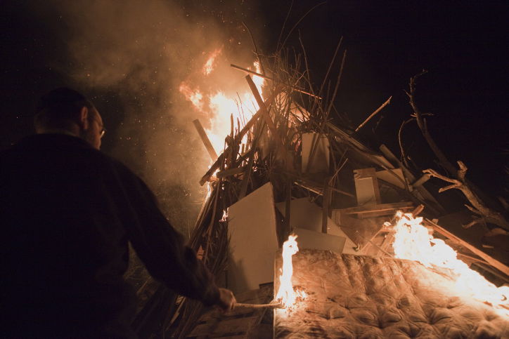 מדורת ל"ג בעומר. אילוסטרציה