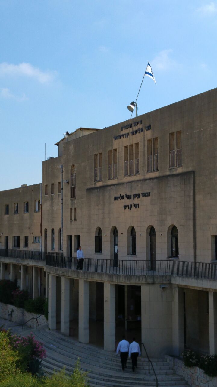 אלמונים ניסו למנוע את תליית דגל ישראל בפוניבז'