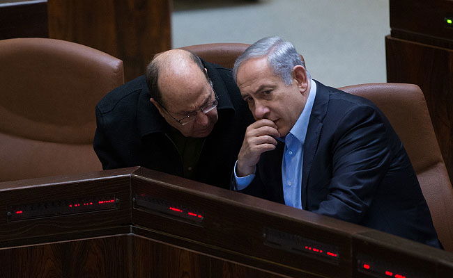 נתניהו ויעלון בהודעה משותפת: "הצבא כפוף לדרג המדיני"