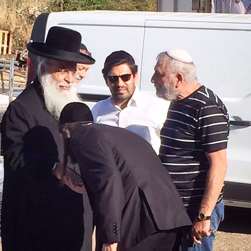 המקובל הגר"ב שמואלי הגיע לציון הרשב"י במירון