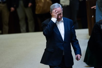 ראש הממשלה במליאת הכנסת. ארכיון