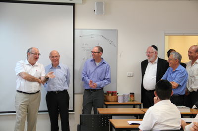 ביקור פרופ' פרץ לביא.