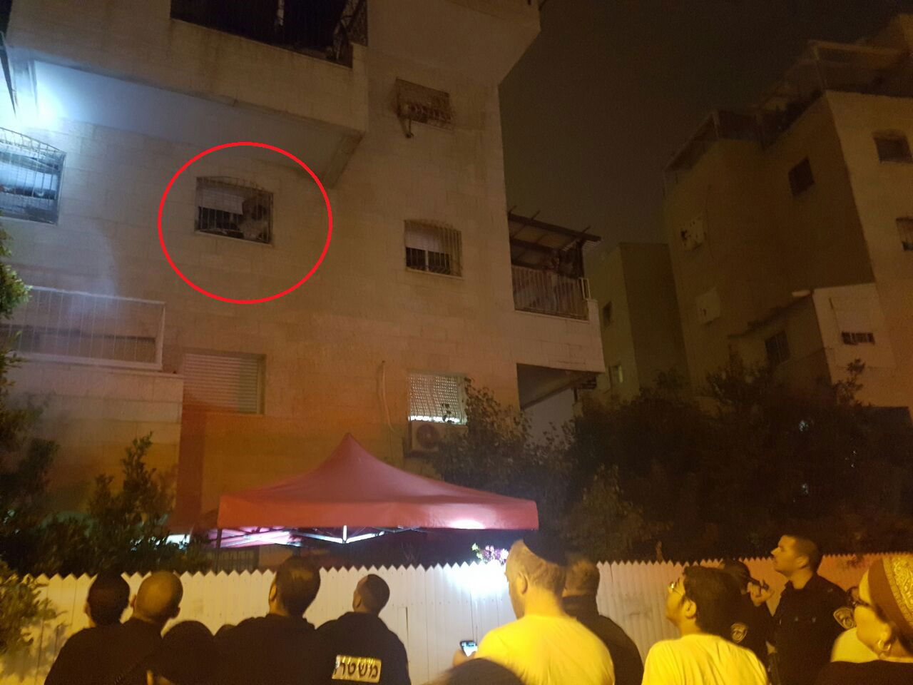 השריפה בהר נוף, הלילה