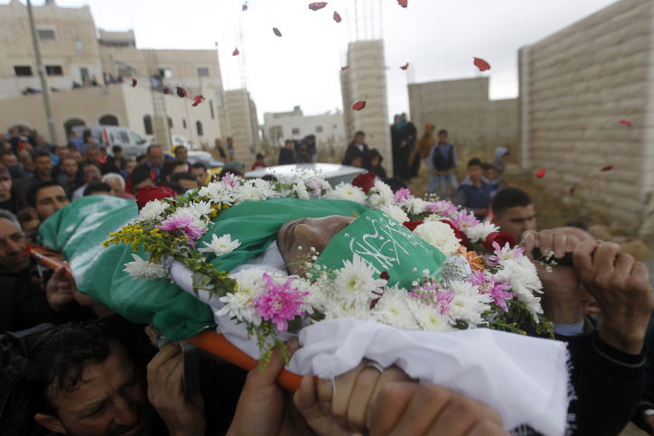 אחרי חודשיים: המחבל מהתקרית בחברון נקבר