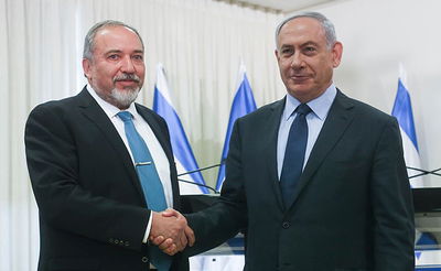 נתניהו וליברמן, בשבוע שעבר