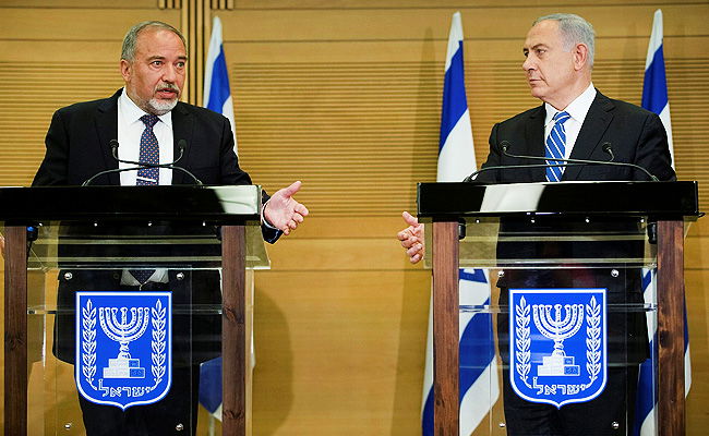 נתניהו וליברמן, הערב