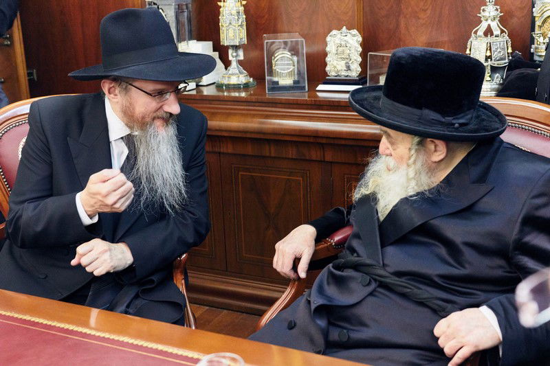 הרבי מטשערנוביל ביקר אצל רבה של רוסיה