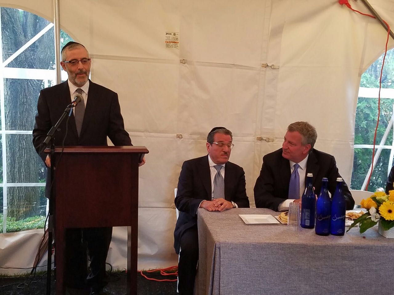 החגיגה של דה בלסיו: צעדה למען ישראל ומסיבת הוקרה