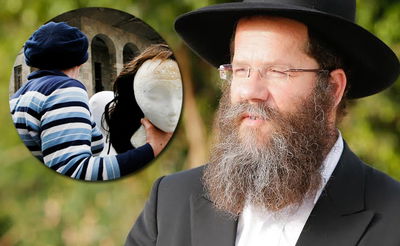 הרב מאיר אשכנזי. לאישה המצולמת אין כל קשר לכתבה