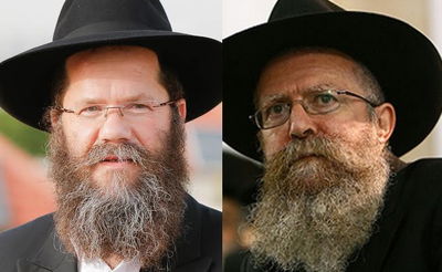 הרב מנחם ברוד והרב מאיר אשכנזי