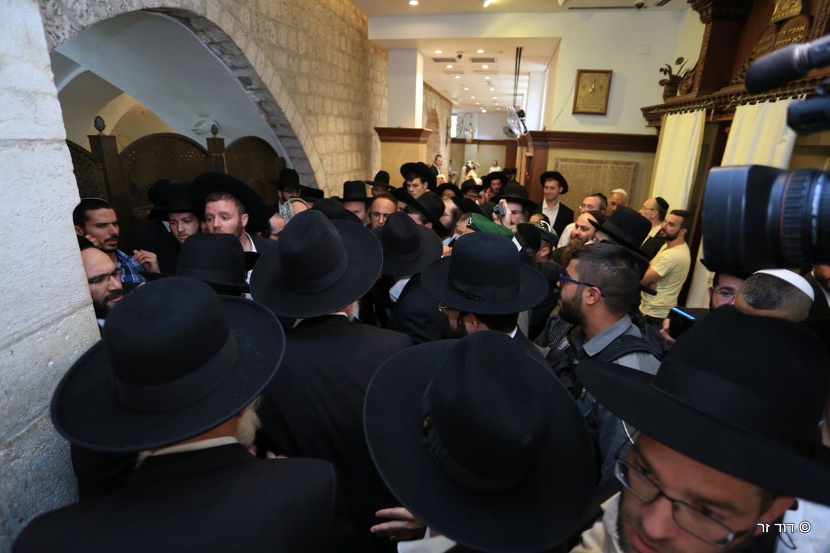 מרן שר התורה רבי חיים קנייבסקי בביקור מיוחד ברמות