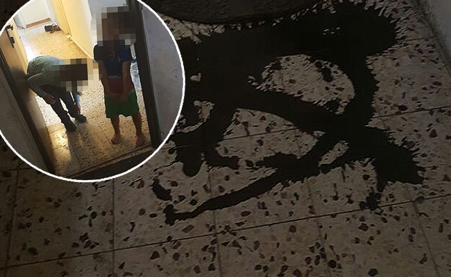 פתח ביתו של ראש תחום גיוס חרדים בצה"ל, הבוקר