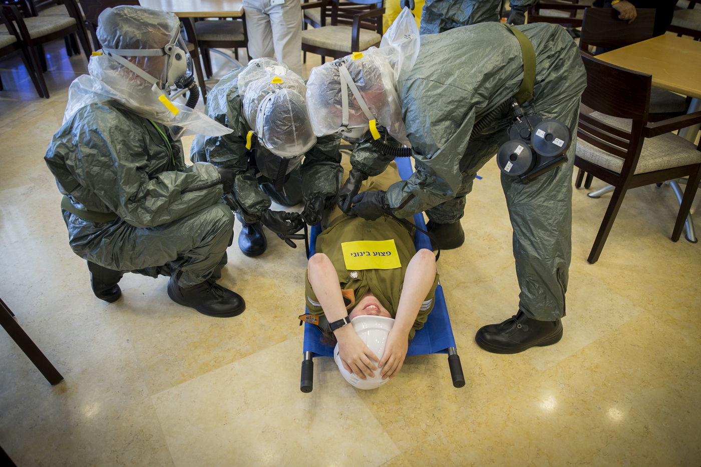 זה רק תרגיל: מתקפה כימית במשכן הכנסת