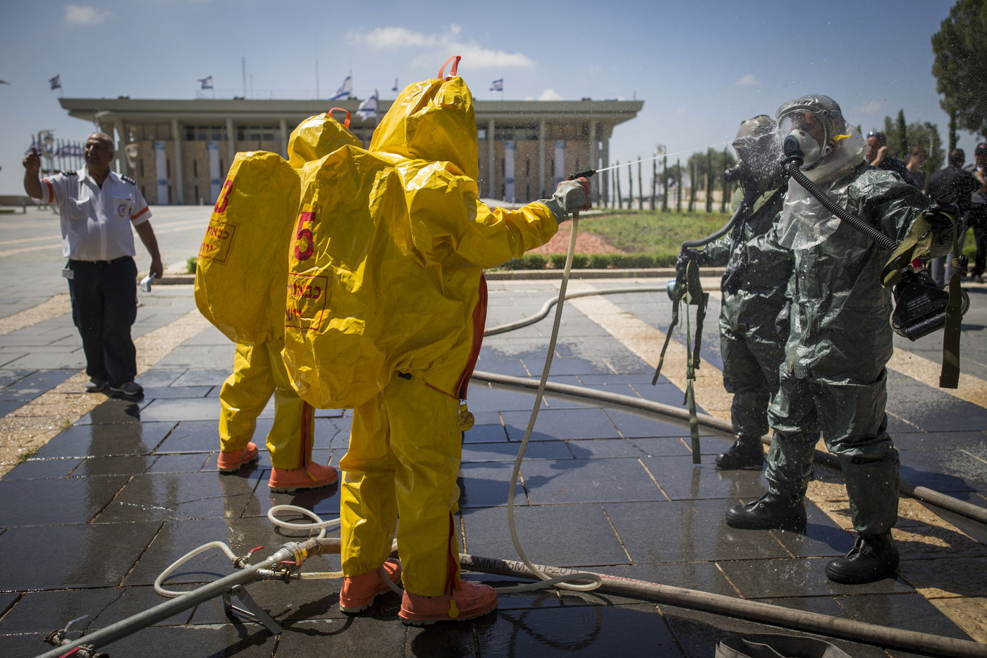 זה רק תרגיל: מתקפה כימית במשכן הכנסת