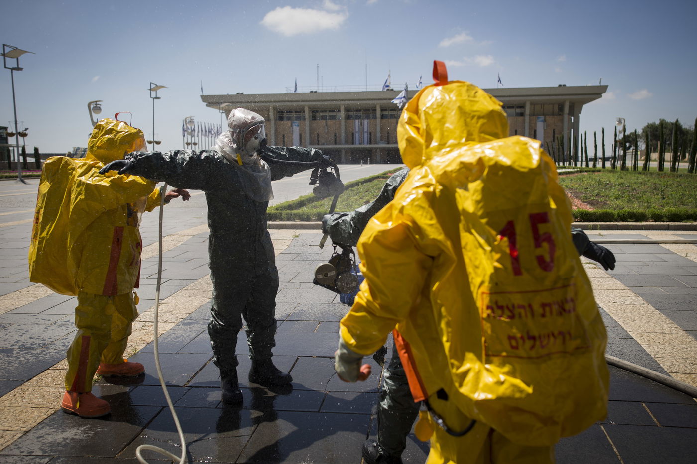 זה רק תרגיל: מתקפה כימית במשכן הכנסת