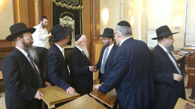 סדר לימוד מיוחד בישיבת אור ישראל.