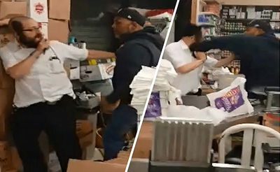 במכולת בויליאמסבורג: גבר שחור הכה את העובד החרדי