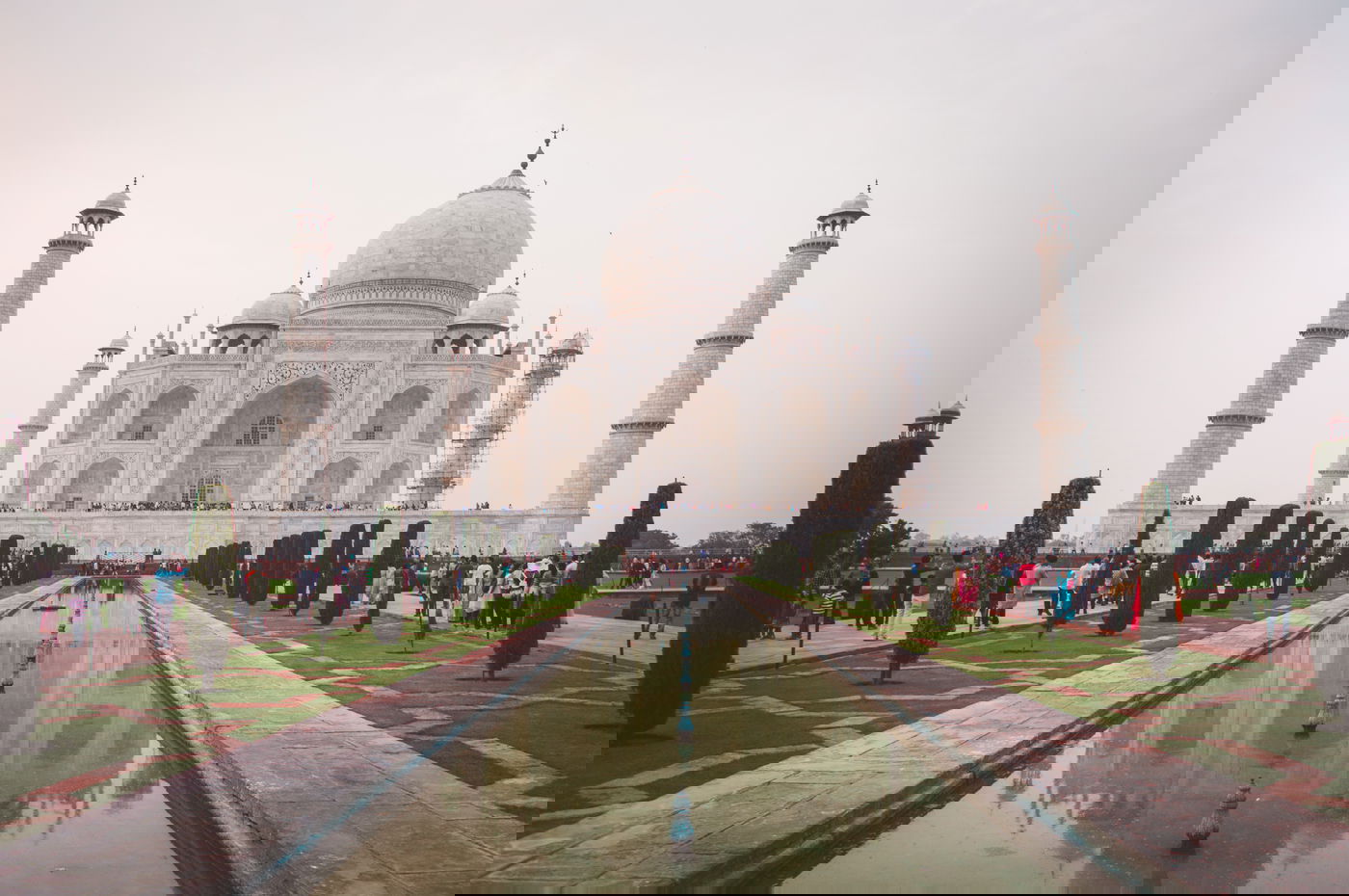 אשתו לשעבר מעדת "בני ישראל" שבהודו. בתמונה: הטאג' מאהל.