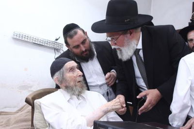 הרב אלטמן עם מרן הגראי"ל שטיינמן