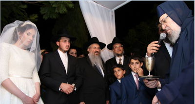 גלריה: שמחת נישואי נכד האדמו"ר רבי ברוך אבוחצירא