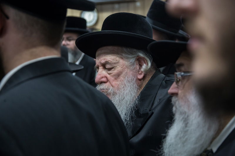 הלווית הרבי מבוסטון בית שמש זצ"ל בבורו פארק