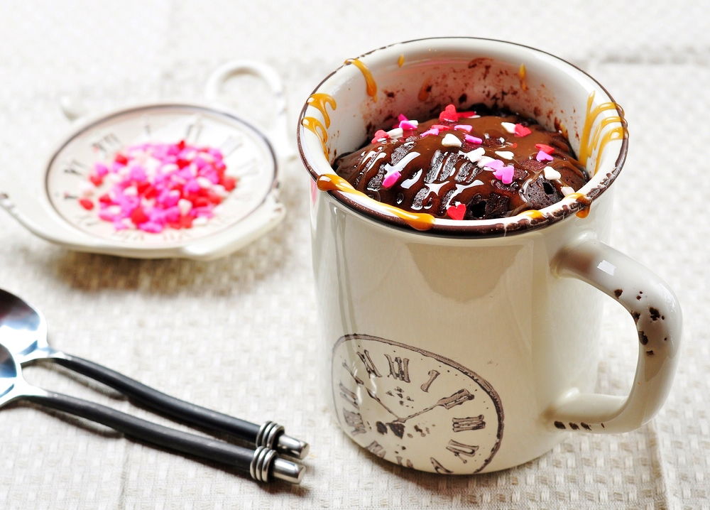 עוגת שוקולד במיקרוגל תוך 2 דקות