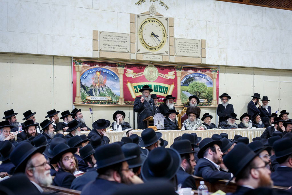 בורו פארק: 'חומש סעודה' לילדי כיתא א' בת"ת סאטמר