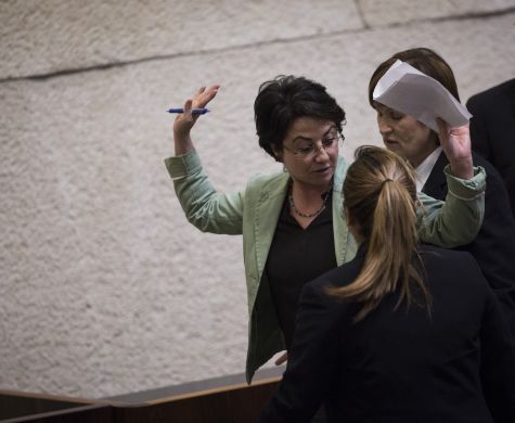 הסדרנים כבר מורגלים: ח"כ חנין זועבי מורחקת