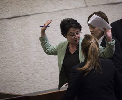 הסדרנים כבר מורגלים: ח"כ חנין זועבי מורחקת