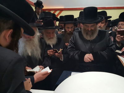 הרבי מסאדיגורא פרץ בקול בוכים: "לבקש על האסונות"