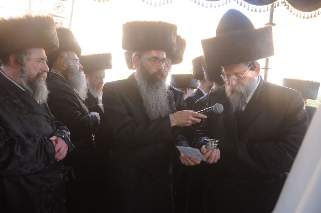 שמחת החתונה בחצרות טשורטקוב - סלונים