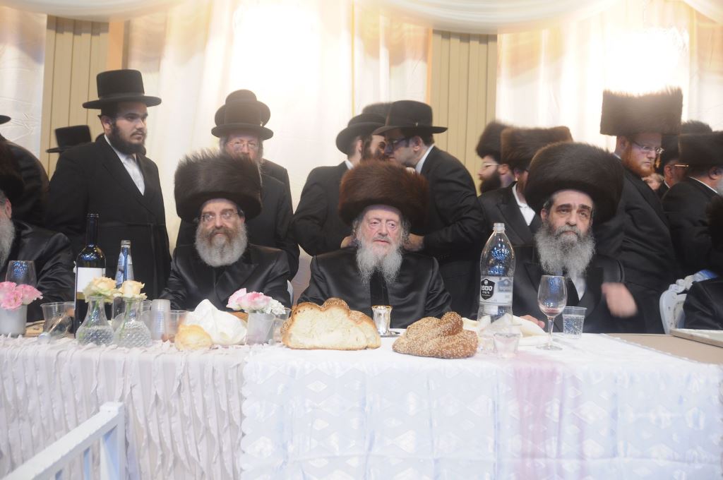 שמחת החתונה בחצרות טשורטקוב - סלונים