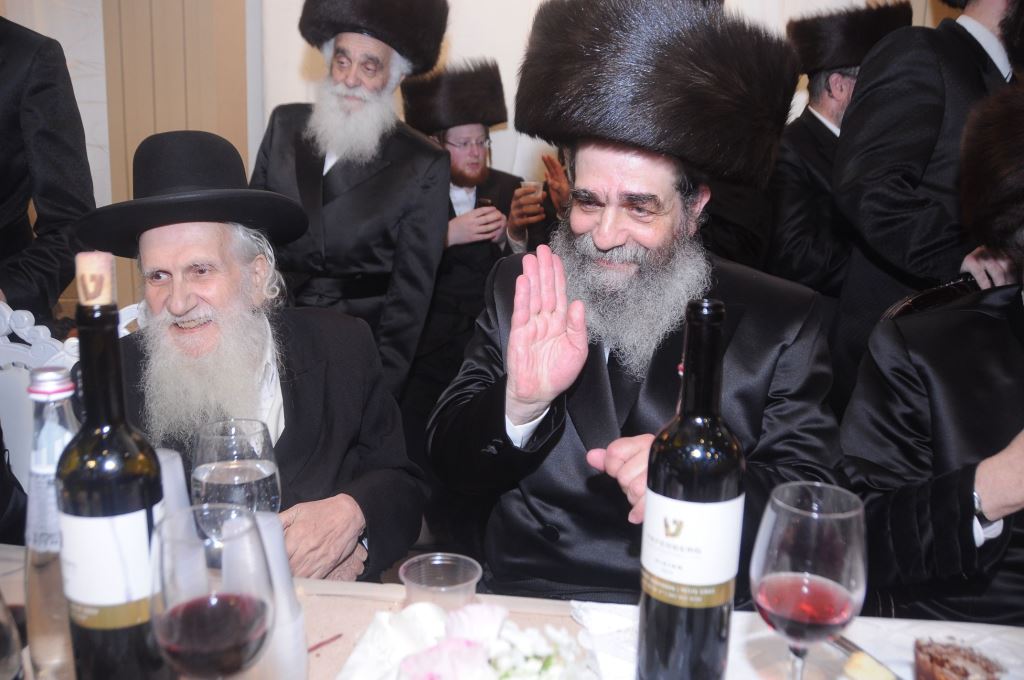 שמחת החתונה בחצרות טשורטקוב - סלונים