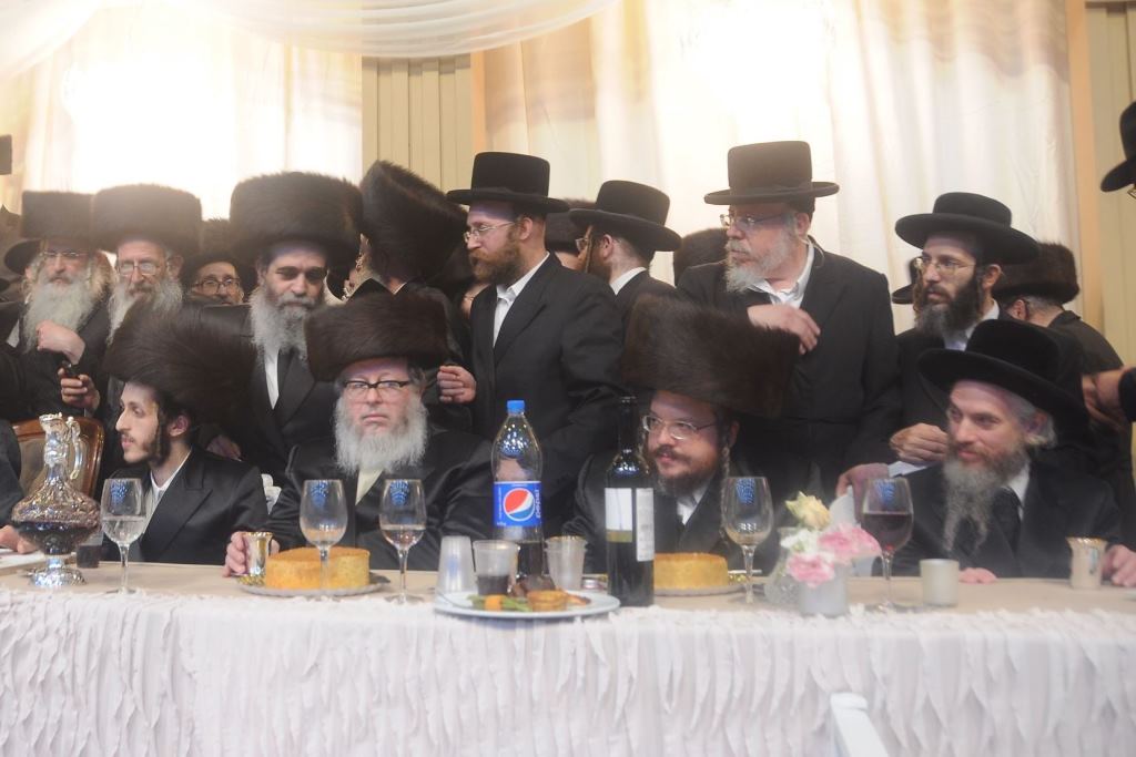 שמחת החתונה בחצרות טשורטקוב - סלונים