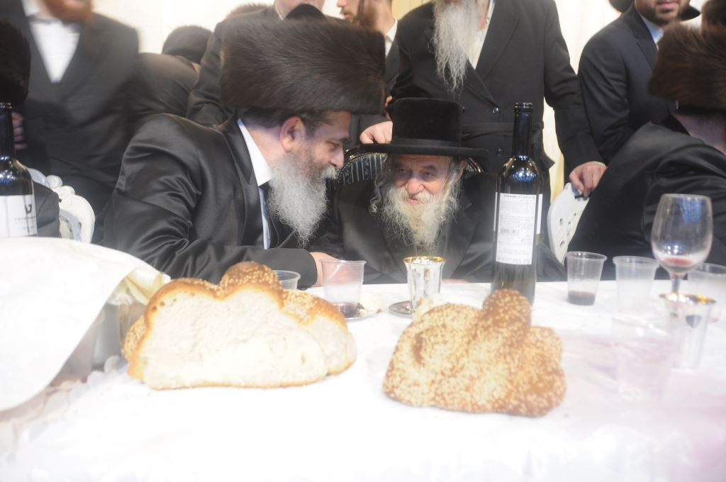 שמחת החתונה בחצרות טשורטקוב - סלונים