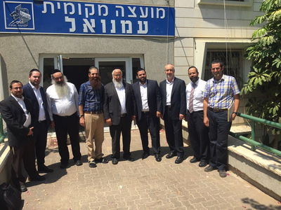 ביקור הנהלת עמותת ידידות טורונטו בעמנואל