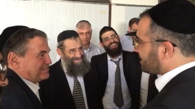 הגר"מ בן שמעון ועוזי דיין