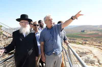 ביקור שר הבריאות במטה בנימין