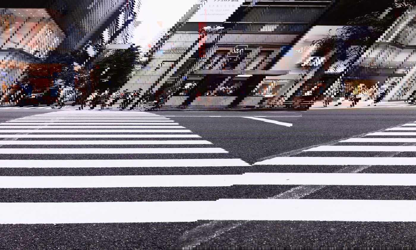 מעבר החצייה היה מוסתר בחלקו. אילוסטרציה.